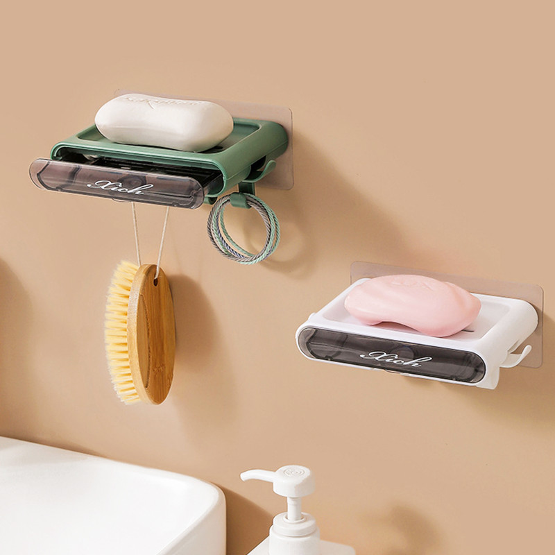 Ins Stalak za držač sapuna za kupaonicu Zidni organizator Polica Kuhinjska polica za ocjeđivanje spužve s bušilicom Kuka Slobodni zidni plutajući stalak za pohranu