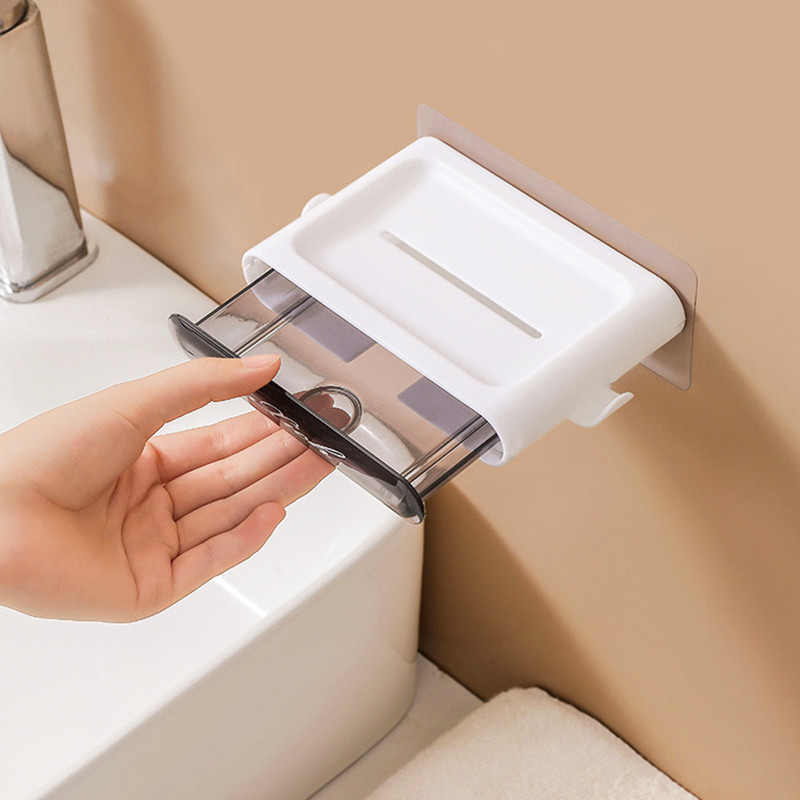 Ins Stalak za držač sapuna za kupaonicu Zidni organizator Polica Kuhinjska polica za ocjeđivanje spužve s bušilicom Kuka Slobodni zidni plutajući stalak za pohranu