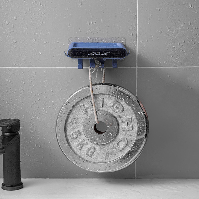 Ins Stalak za držač sapuna za kupaonicu Zidni organizator Polica Kuhinjska polica za ocjeđivanje spužve s bušilicom Kuka Slobodni zidni plutajući stalak za pohranu