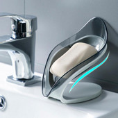 Lehekujuline seebikarp libisemiskindel äravooluseebi hoidik Vannitoa seebihoidja