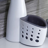 2 u 1 kutija za pohranjivanje koja se može ponovno puniti, držač za spužvu, dozator za bocu tekućeg deterdženta