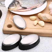 Oblik sapuna od nehrđajućeg čelika Dezodorira miris iz ruku Maloprodaja Eliminira kuhinjski šank Kupaonski sapun Korisni alati Mirisni sapun