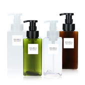 250/450/650 ml plastmasas ziepju dozators, tukšs, dzidrs putojošs pudele dušas želeja šampūns roku dezinfekcijas līdzekli sūkņa tvertnei vannas piederumi