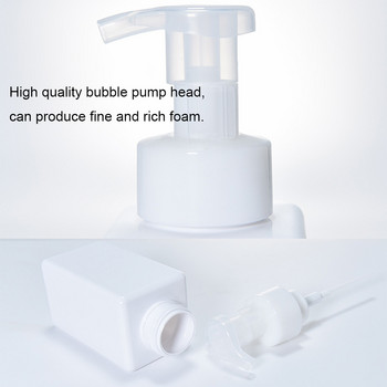 250/450/650ML Δοχείο πλαστικού σαπουνιού Empty Clear Foaming Bottle Shower Gel Σαμπουάν Αντλία Απολυμαντικού Χεριών Προμήθειες μπάνιου