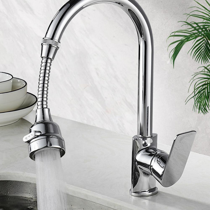 Kuhinjski dodaci 2 načina rada Rotirajući mjehurić za 360 stupnjeva Visokotlačni produžetak slavine Štednja vode Kupaonski kuhinjski dodaci