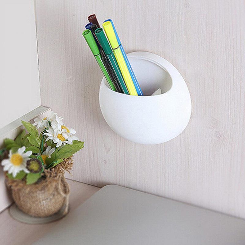1 kom kupaonski dodaci Korisni plastični držač četkica za zube za kućnu kupaonicu Držač za zidni nosač za usisne čašice Alat za organizator