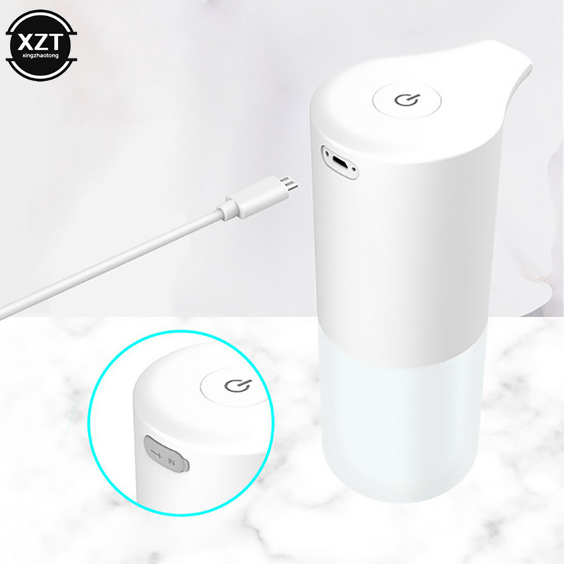 Χωρίς αφή Αυτόματος Διανομέας Σαπουνιού Αφρού USB Επαναφορτιζόμενος Υγρός Αφρός Πλυντήριο Χεριών Αισθητήρας Υπέρυθρου Μπάνιου Πλυντήριο ρούχων