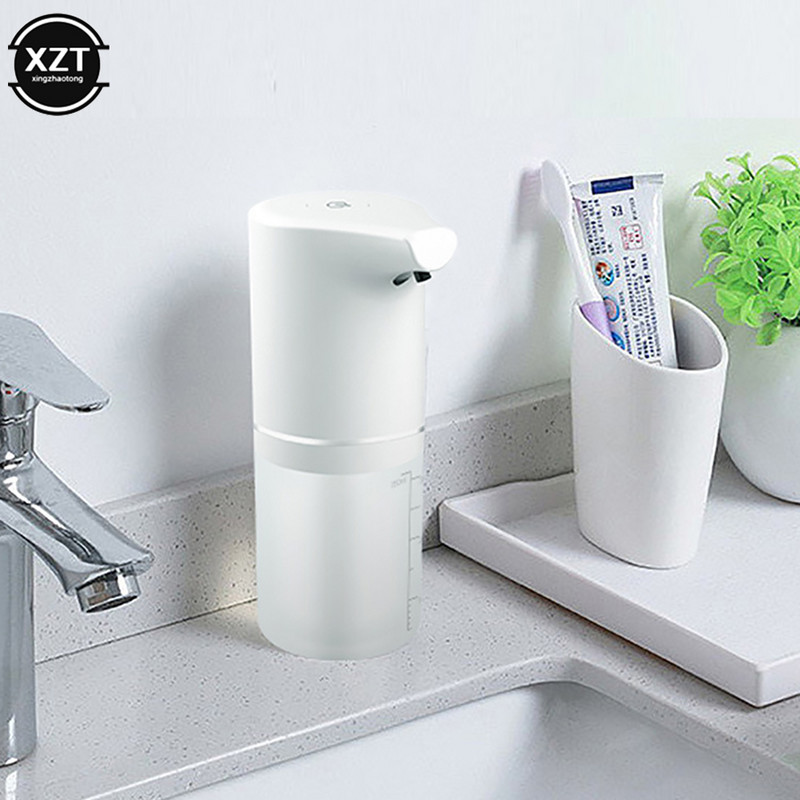 Χωρίς αφή Αυτόματος Διανομέας Σαπουνιού Αφρού USB Επαναφορτιζόμενος Υγρός Αφρός Πλυντήριο Χεριών Αισθητήρας Υπέρυθρου Μπάνιου Πλυντήριο ρούχων