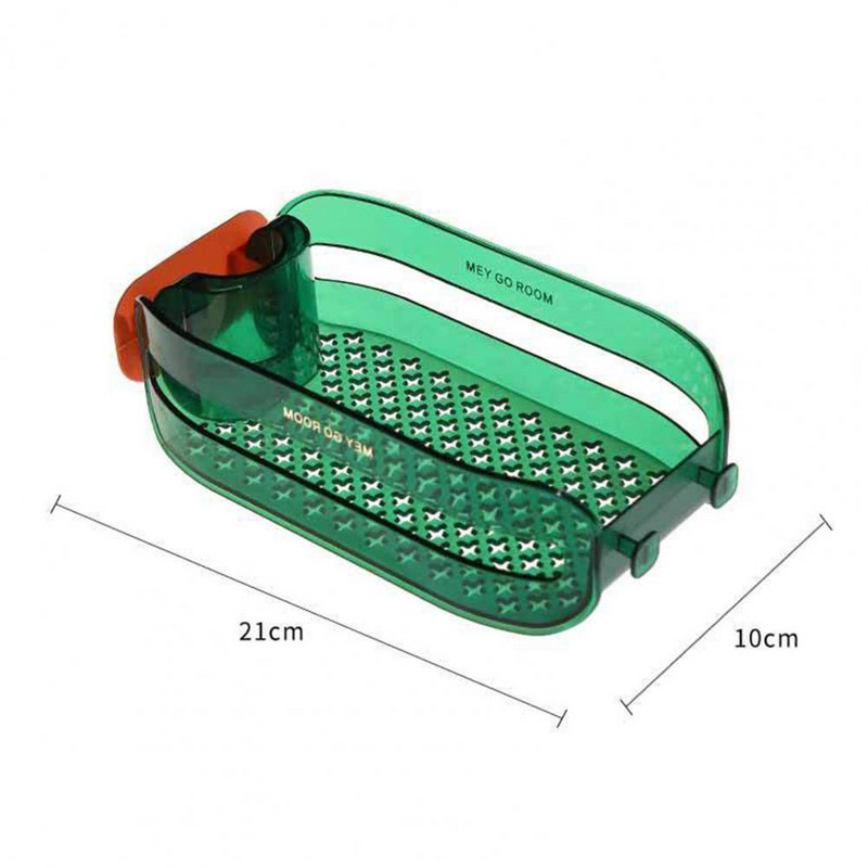 Izlietnes organizators plaukts drenāžas paplāte Dobs dizains ar āķa piekarināmu izlietnes glabātuvi virtuvei