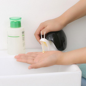 Дозатор за сапун с форма на охлюв Преса за козметични бутилки Дезинфектант Дозатор за хардуер за баня Шампоан за баня Душ Бутилка за ръце N3E5