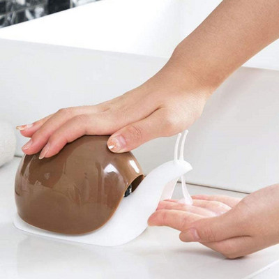 Snail Shape Dispenser Dispenser Soap Cosmetics Bottles Sanitizer Bathroom Hardware Dispenser Bathroom Shampoo Shower Hand Bottl N3E5