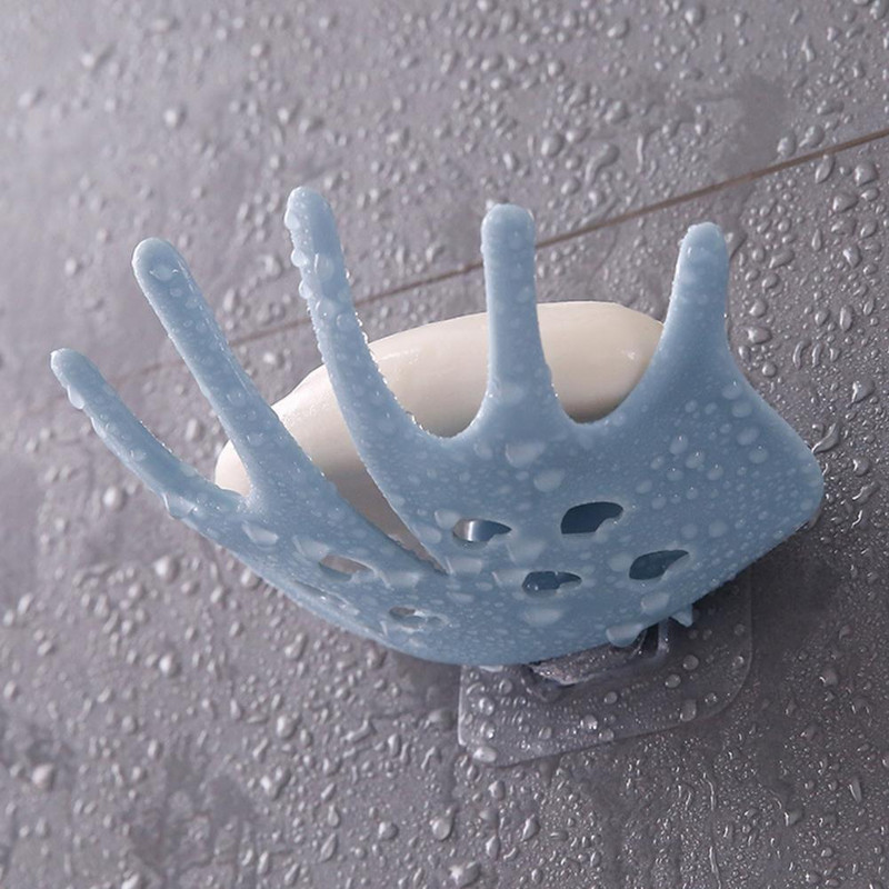 Vrhunska kutija za sapun Zidna višenamjenska torbica za višekratnu upotrebu Čvrsta ladica za pohranu bez bušenja Kupaonski pribor