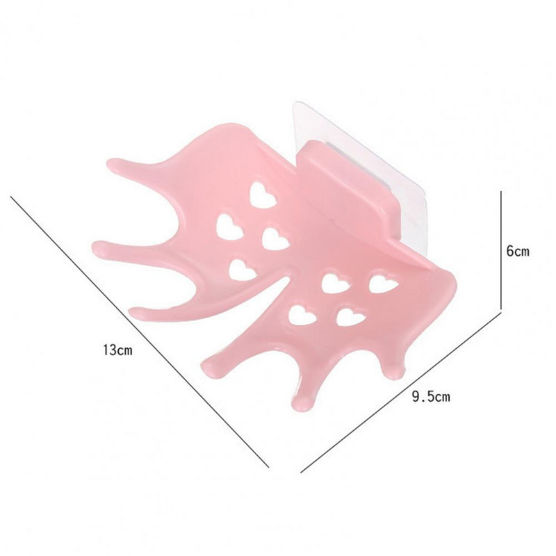 Vrhunska kutija za sapun Zidna višenamjenska torbica za višekratnu upotrebu Čvrsta ladica za pohranu bez bušenja Kupaonski pribor