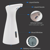 USB punjenje Automatski dozator sapuna Automatski senzor dozatora tekućeg sapuna Pametni dozator pjene Dozator za dezinfekciju ruku bez dodira