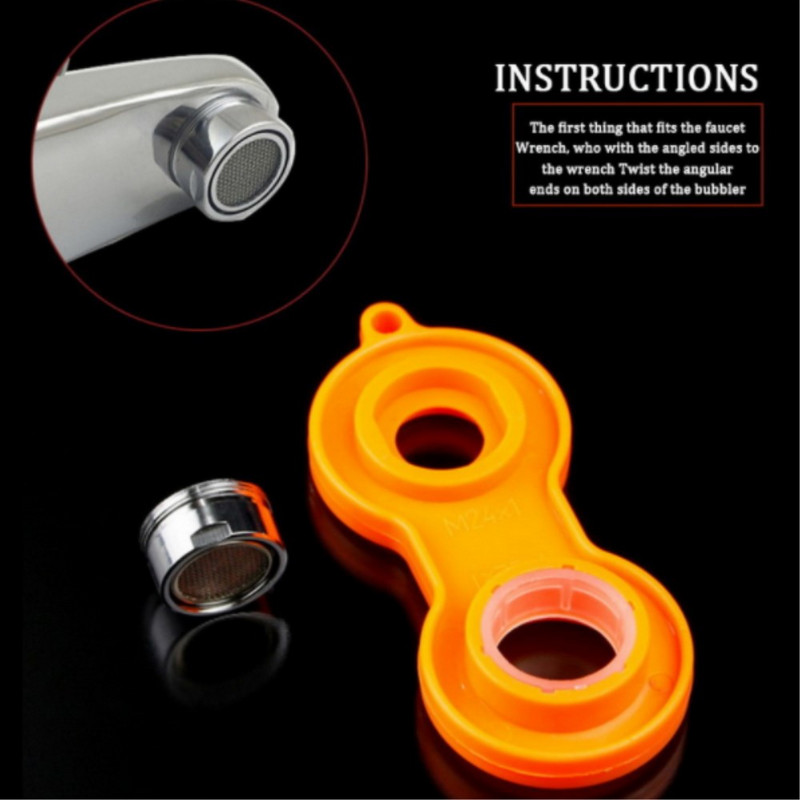 1 kom. Plastični alat za slavinu Komplet za popravak perlatora, zamjenski ključ za ključ za ventilaciju slavine, ključ za sanitarije