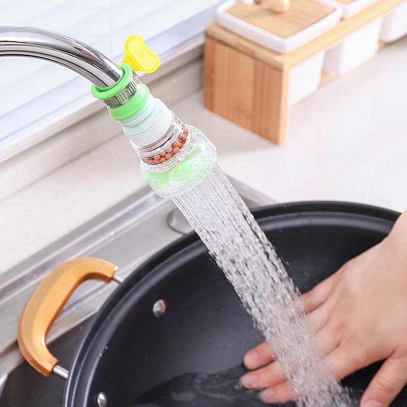 Univerzalna zakretna kuhinjska slavina Perlator Podesiva dvostruka raspršivač Filter Difuzor Mlaznica za uštedu vode Priključak za slavinu