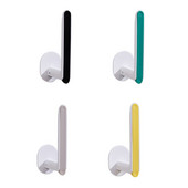 Pie sienas stiprināms, nolaižams L-veida mēteļa āķis, salokāms peldošs plaukts, daudzfunkcionāls pakaramais tualetes papīra turētājs