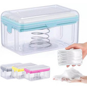 Jauns lietošanas veltņa tipa ziepju trauku turētājs vannas istabai Toliet ziepju kārbai plastmasas uzglabāšanas trauks ar notekūdeni Vannas istabas Gad C7r3