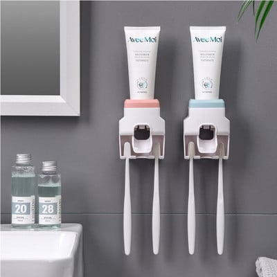 Αυτόματη οδοντόκρεμα μπάνιου Αδιάβροχη Lazy Toothpaste Squeezer Θήκη οδοντόβουρτσας Automatic Squeezer προϊόντα μπάνιου