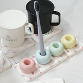 1 gab mājsaimniecības japāņu stila modes zobu sukas bāzes keramikas pildspalvu statīvs, daudzfunkcionāls tīras krāsas apaļš