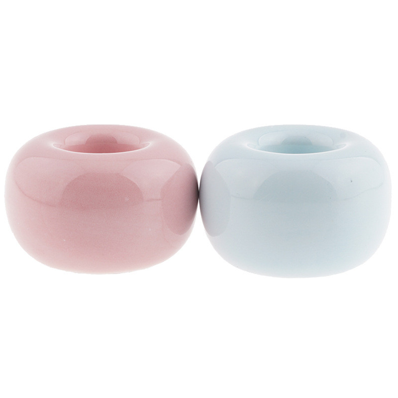 1 gab mājsaimniecības japāņu stila modes zobu sukas bāzes keramikas pildspalvu statīvs, daudzfunkcionāls tīras krāsas apaļš