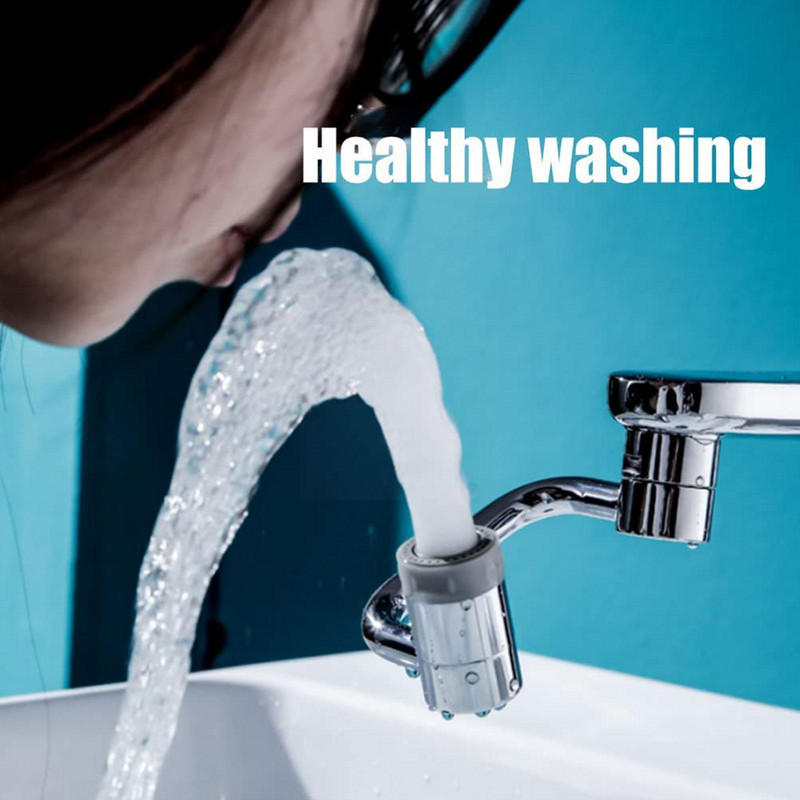 1080 Rotirajuća slavina Raspršivač Filterska slavina otporna na prskanje Univerzalna robotska slavina Nepropusna brtva Ručna slavina Perlator dvostruki - A8f4