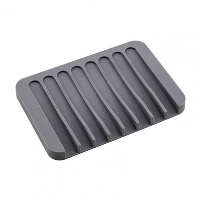 Vase de săpun flexibil din silicon Suport de depozitare Tavă în formă de pieptene cutie de săpun anti-alunecare Recipient farfurie Accesorii pentru baie