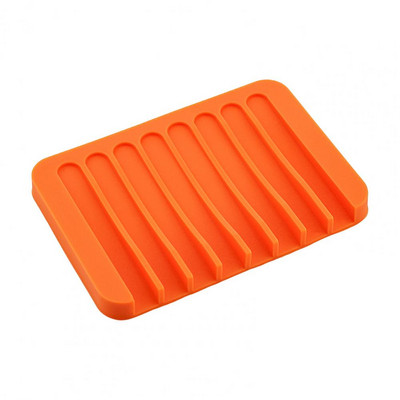 Vase de săpun flexibil din silicon Suport de depozitare Tavă în formă de pieptene cutie de săpun anti-alunecare Recipient farfurie Accesorii pentru baie