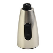 Aerator za uštedu vode Glava slavine 1/2 od crnog brušenog ABS-a s dva raspršivača Kućanska kuhinja 360° Novo zakretanje