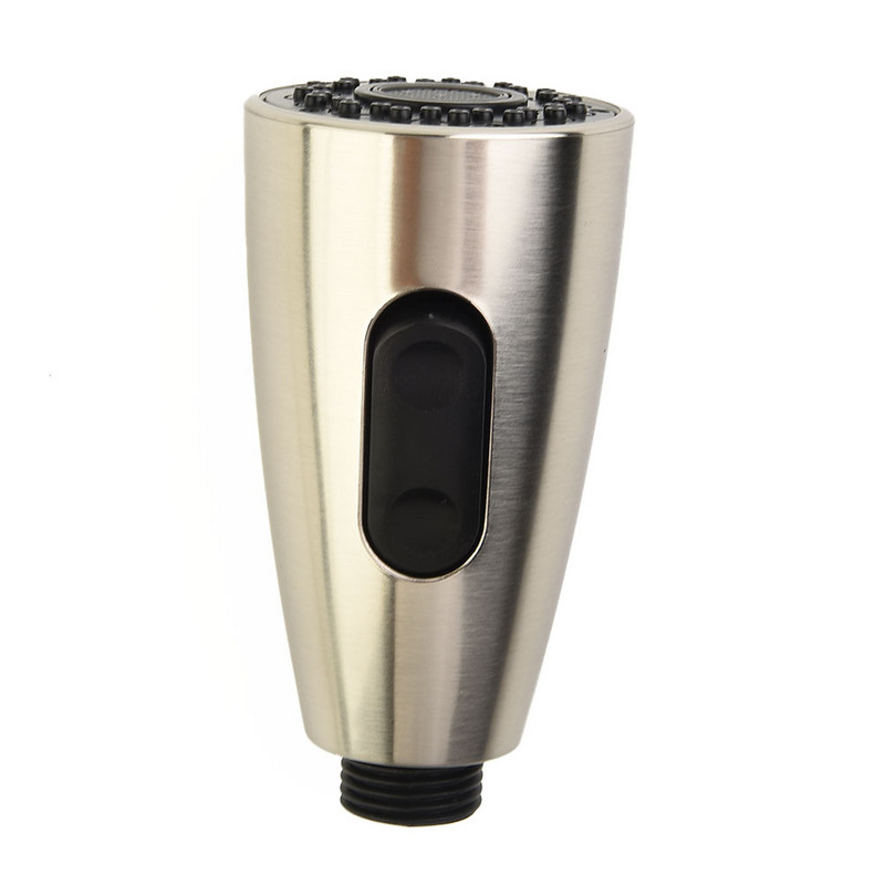 Aerator za uštedu vode Glava slavine 1/2 od crnog brušenog ABS-a s dva raspršivača Kućanska kuhinja 360° Novo zakretanje