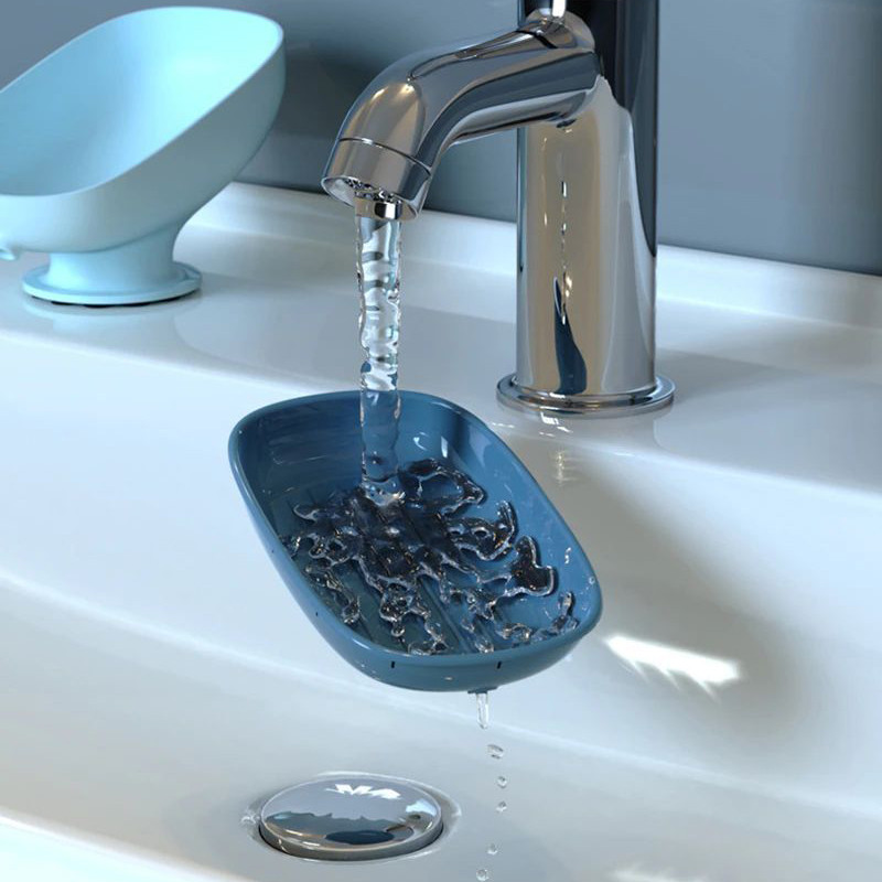 Vakumska posuda za sapun Prijenosni držač za sapun za tuširanje Plastična posuda za spužvu Posuda za sapun Kutija Za kuhinju Kupaonski pribor