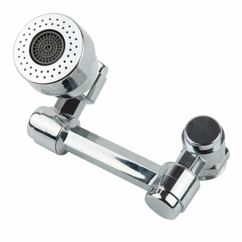 1kom Okretna produžna slavina 1080° mehanička ruka Rotirajući produžetak za mjehuriće vode Mlaznica za vodu Dijelovi ABS slavine otporni na prskanje