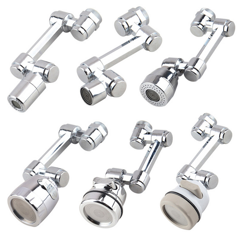 1kom Okretna produžna slavina 1080° mehanička ruka Rotirajući produžetak za mjehuriće vode Mlaznica za vodu Dijelovi ABS slavine otporni na prskanje