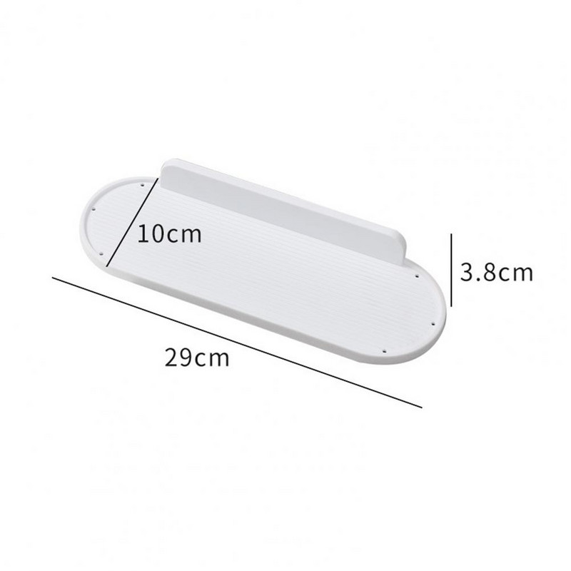 Zidna polica Vodootporna samoljepljiva zidna polica za odlaganje ABS jaka nosiva plutajuća polica za kupaonicu