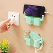 Nosač za mobilni telefon Priključak za punjenje Zidni ubod, bez pohranjivanja slatkih plastičnih stentova za mobilne telefone za svakodnevnu upotrebu