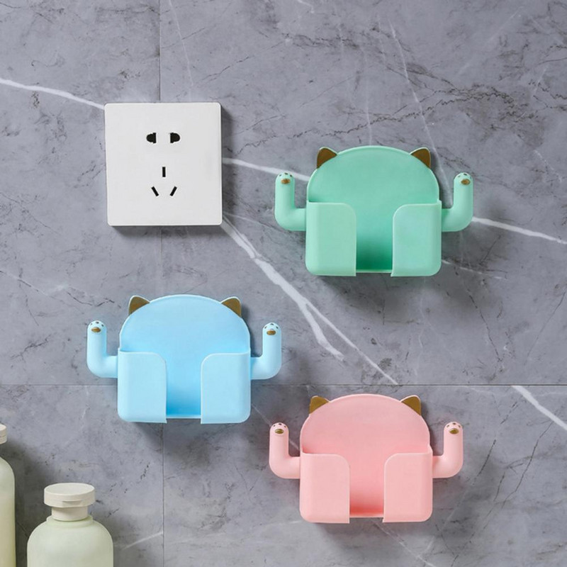 Nosač za mobilni telefon Priključak za punjenje Zidni ubod, bez pohranjivanja slatkih plastičnih stentova za mobilne telefone za svakodnevnu upotrebu