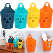 Daudzfunkcionāls piekarināms uzglabāšanas grozs Mājas dažādu piederumu turētājs Irbulīšu būris Kosmētika Biroja kancelejas piederumu organizatora plaukts