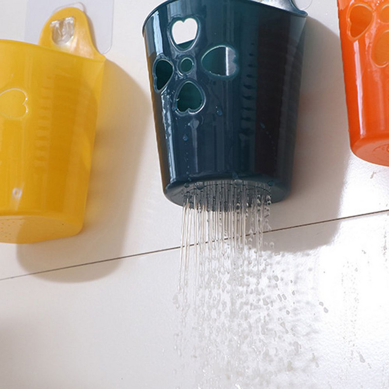 Daudzfunkcionāls piekarināms uzglabāšanas grozs Mājas dažādu piederumu turētājs Irbulīšu būris Kosmētika Biroja kancelejas piederumu organizatora plaukts