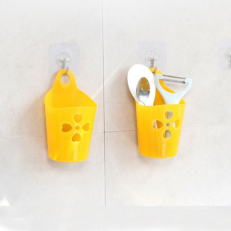 Daudzfunkcionāls piekarināms uzglabāšanas grozs Mājas dažādu piederumu turētājs Irbulīšu būris Kosmētika Biroja kancelejas piederumu organizatora plaukts