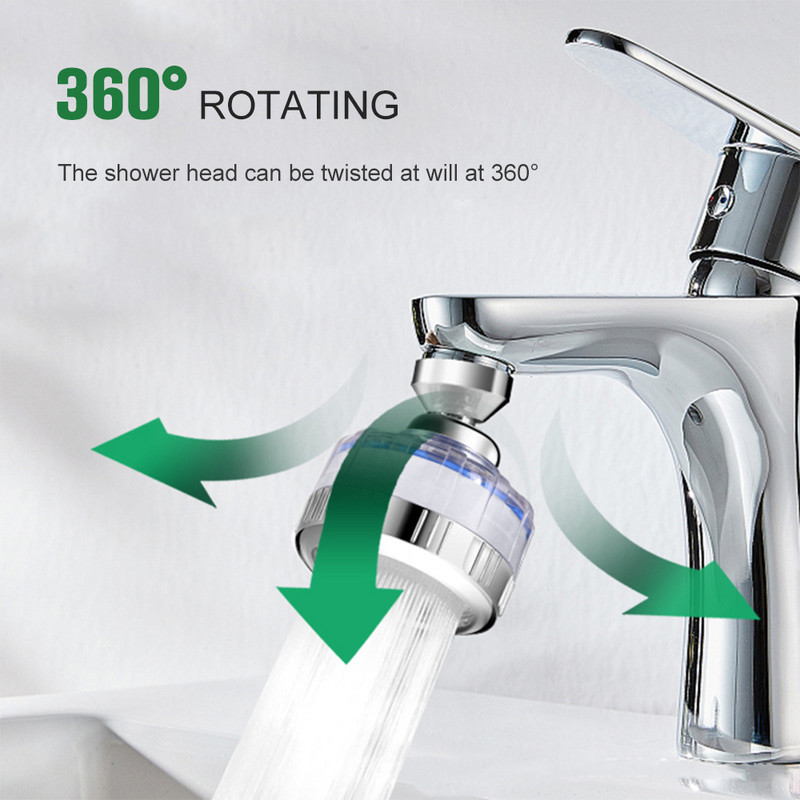 Faucet Aerator Bubbler Περιστρεφόμενο φίλτρο από ανοξείδωτο ατσάλι 360 μοιρών Εξοικονόμηση νερού για νιπτήρα κουζίνας