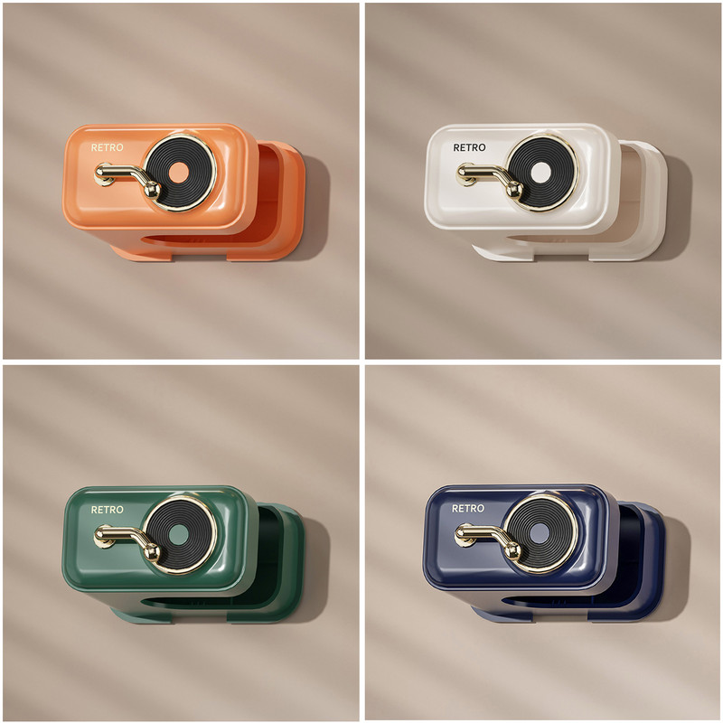 Držač za brisanje starinskog gramofona Zidna stezaljka za brisanje bez udaraca za kupaonicu Viseći stalak za pohranu Hvataljka za metlu Stezaljka za brisanje B88