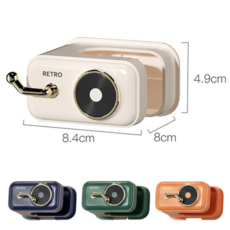 Držač za brisanje starinskog gramofona Zidna stezaljka za brisanje bez udaraca za kupaonicu Viseći stalak za pohranu Hvataljka za metlu Stezaljka za brisanje B88