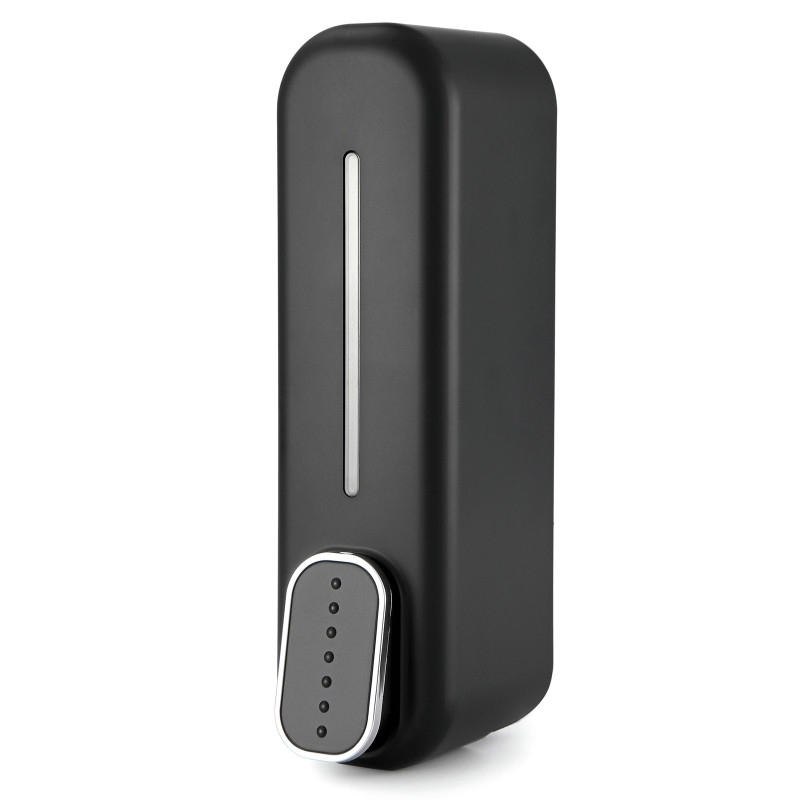 Sienas ziepju dozatora rokasgrāmata nospiediet šampūnu dozatoru organizators pudele vannas istabas šķidruma konteineri, viegli uzstādāmi