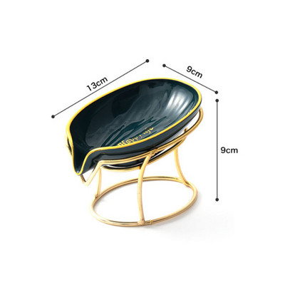 1kom Lagana luksuzna stilska kreativna kutija za sapun Kupaonica WC Kućna školjka Bez odvoda Perforirani stalak za sapun Posuda za sapun