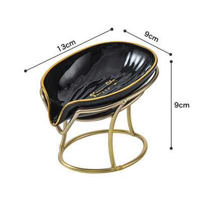 1kom Lagana luksuzna stilska kreativna kutija za sapun Kupaonica WC Kućna školjka Bez odvoda Perforirani stalak za sapun Posuda za sapun