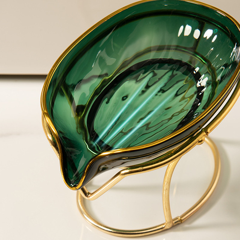 1kom Lagana luksuzna stilska kreativna kutija za sapun Kupaonica WC Kućna školjka Bez odvoda Perforirani stalak za sapun Posuda za sapun