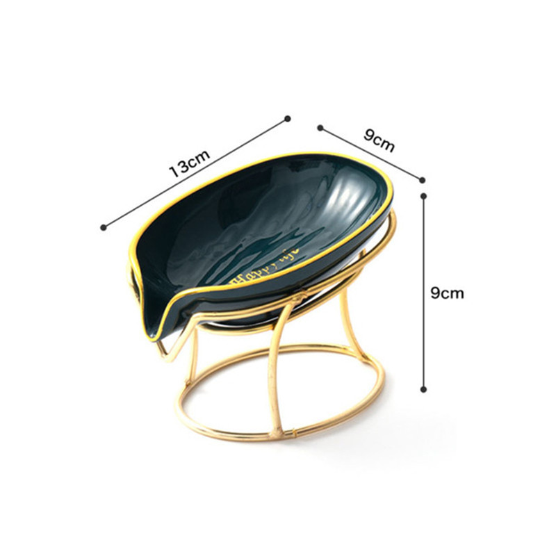 1kom Lagana luksuzna stilska kreativna kutija za sapun Kupaonica WC Kućna školjka Bez odvoda Perforirani stalak za sapun Posuda za sapun