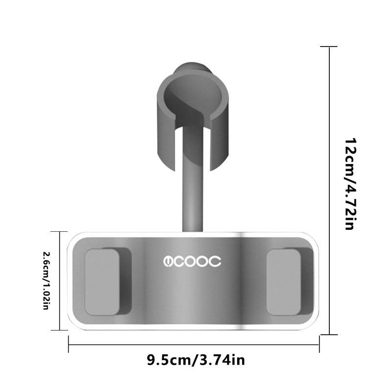 Držač tuša 360° podesivi držač glave tuša Samoljepljivi zidni nosač za glavu tuša Baza kupaonskog pribora bez udaraca