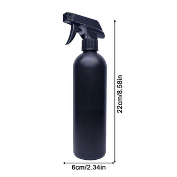 Μπουκάλι ψεκασμού 500ml Υπο-εμφιάλωση Πλαστικό επαναγεμιζόμενο μπουκάλι δοχείο Μπουκάλι Άρωμα Empty Black Water Travel H4G2