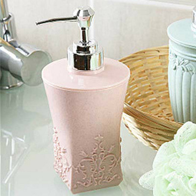 Pressing Carved Plastic Refillable Cream Lotion Dispenser Bottles Bottles for Cosmetic Shampoo Αφρόλουτρο υγρό σαπούνι